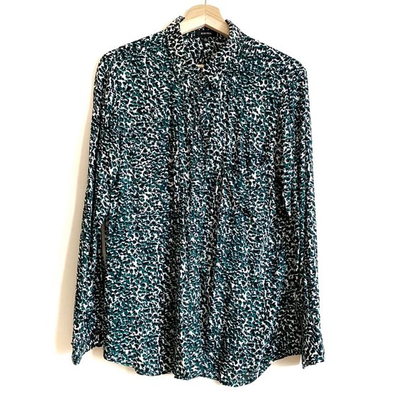 Aritzia | Babaton Pattern Button Up Blouse - Picture 2 of 10